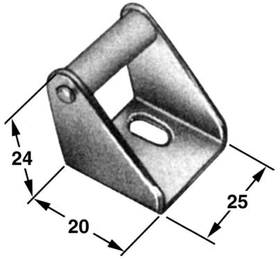 GACHE ZG POUR SERRURE 0100102